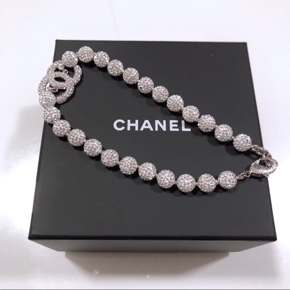 🚫SOLD🚫 Chanel Crystal Ball Choker Necklace - Picture 6 of 8